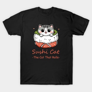 Sushi Cat The Cat That Rolls T-Shirt